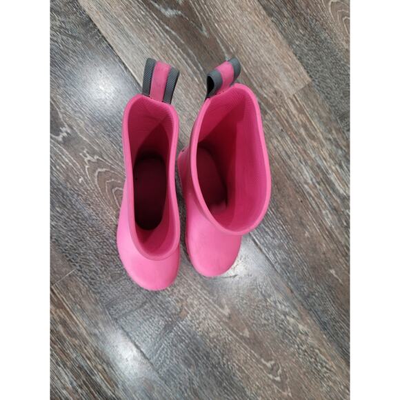 Totes Toddler Girl Pink Rainboots‎ Size 5-6 #2 - Picture 2 of 5